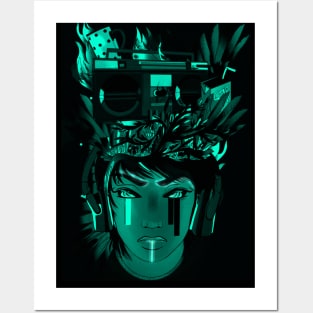 Cyberpunk design Posters and Art